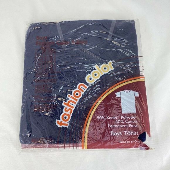 VTG NOS K Mart Boys Fashion Color T Shirt Kmart Na - Picture 3 of 3